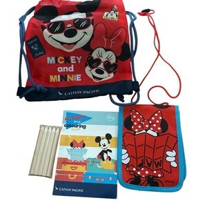 Disney Mickey and Minnie Red and Blue Kids Set